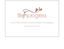 Tablet Screenshot of lifeinprogress.it